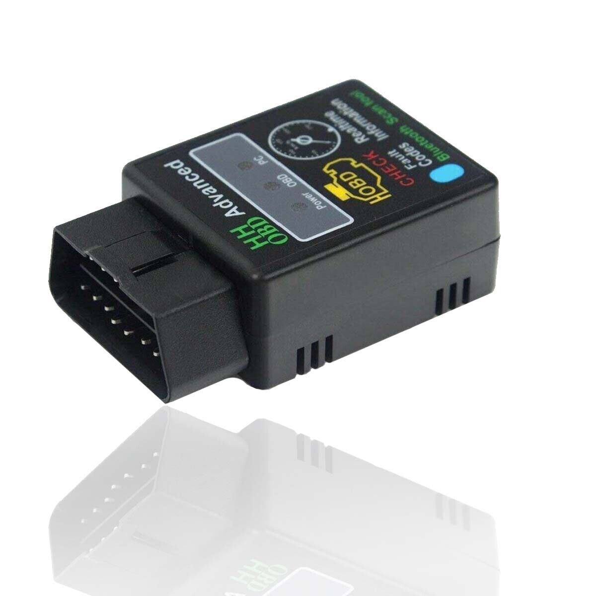 100% Bluetooth OBD2 Scanner Adapter, Wireless Detection Code Reader OBD II
