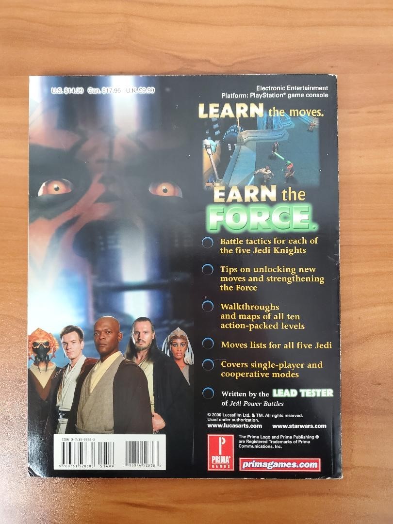 STRATEGY GUIDE - JEDI POWER BATTLES USED (NLG054717)
