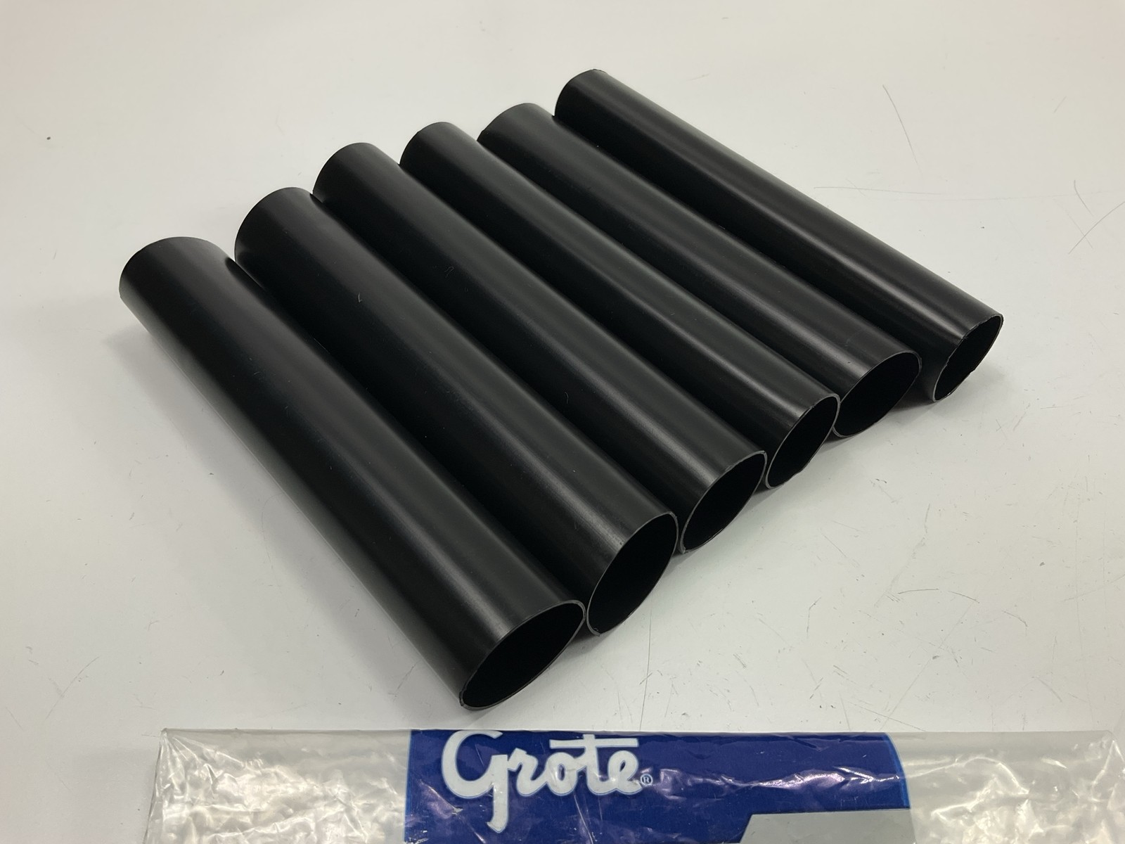 Grote 84-4004 Shrink Tube 3:1 Dual Wall Black 1 Inch X 6 Inch, Pack Of 6