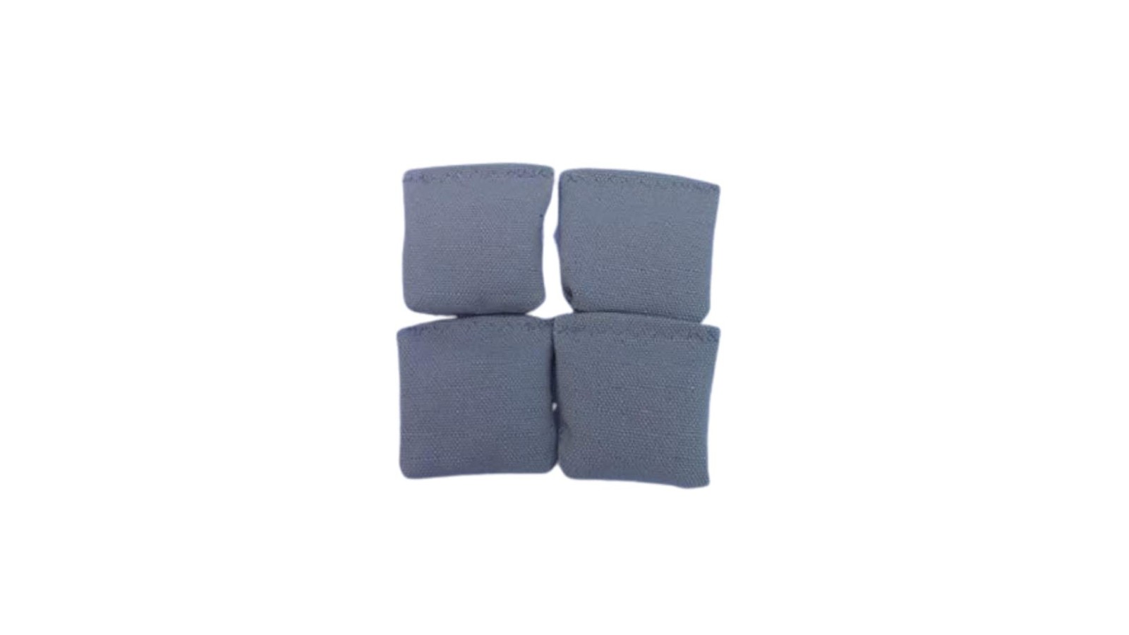 2" Bean Bag Toss Mini Cornhole Set of 4 Grey