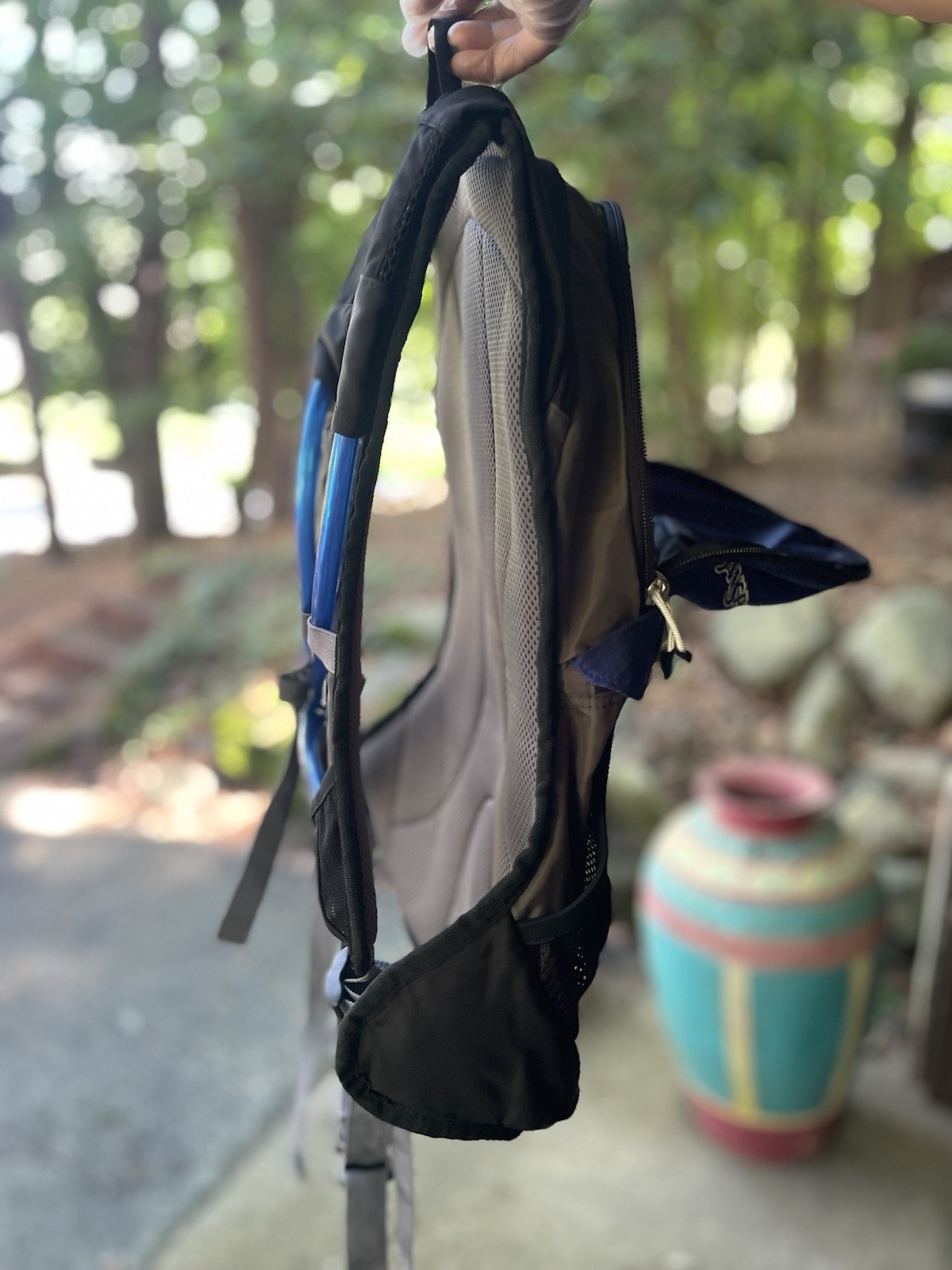 JanSport x Nalgene Hydration Pack Backpack Blue Black WITH Bladder EUC