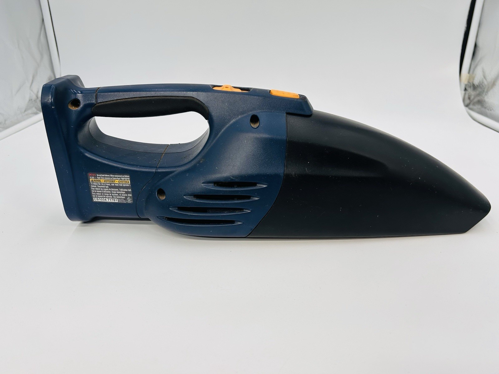 Ryobi P711 18V Handheld Vacuum Cleaner Cordless TOOL ONLY TESTED AND WORKS