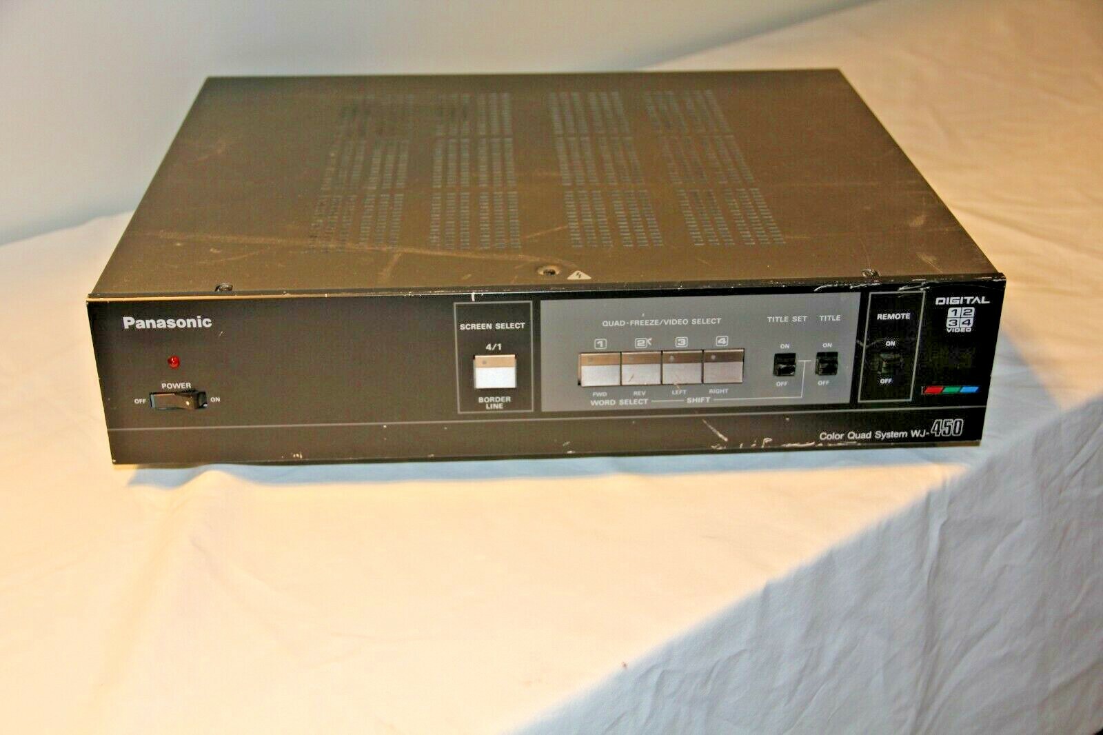 Panasonic Color Quad System wj-450