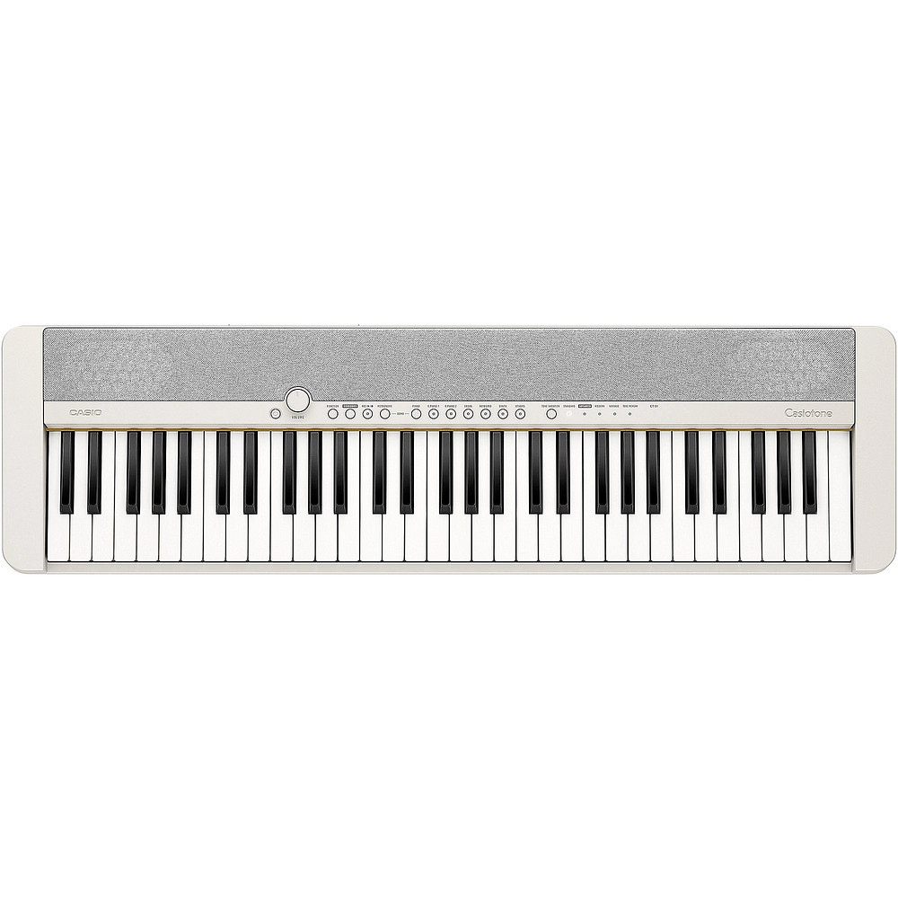 Casio Casiotone CTS1 61Key Portable Keyboard White
