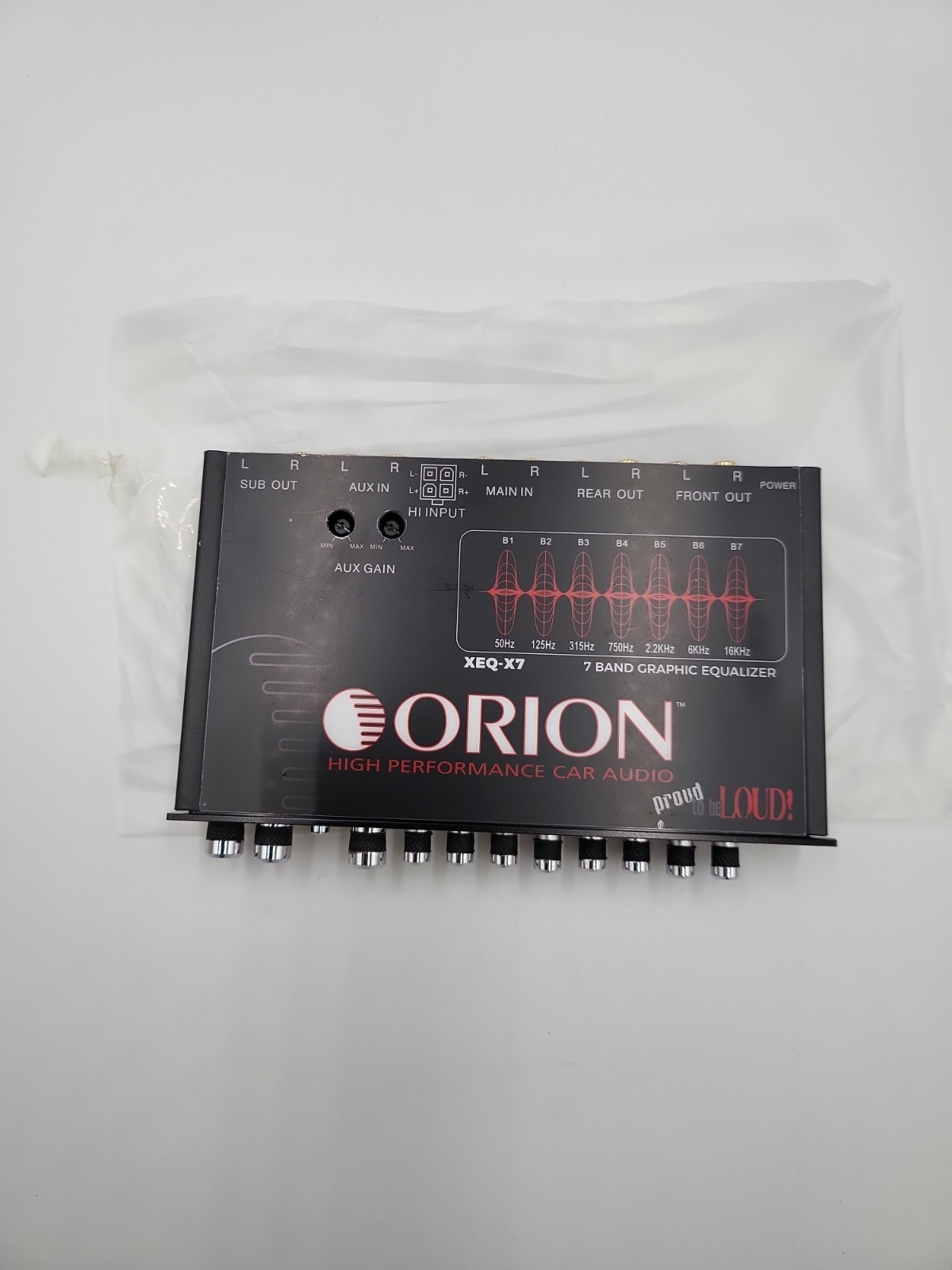 Orion High Proformance Car Audio XEQ-X7 - 7 Band Graphic Equalizer