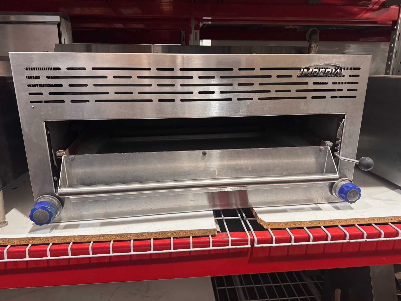 IMPERIAL IRSB-36 36" COMMERICAL INFRARED COUNTERTOP SALAMANDER BROILER - NAT