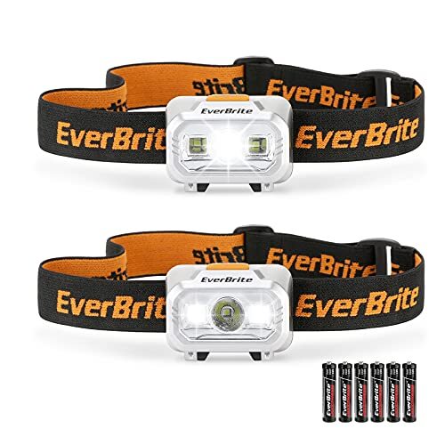 LED Headlamp, 4 Lighting Modes, Pivoting Head with Adjustable Headband, IPX4 2