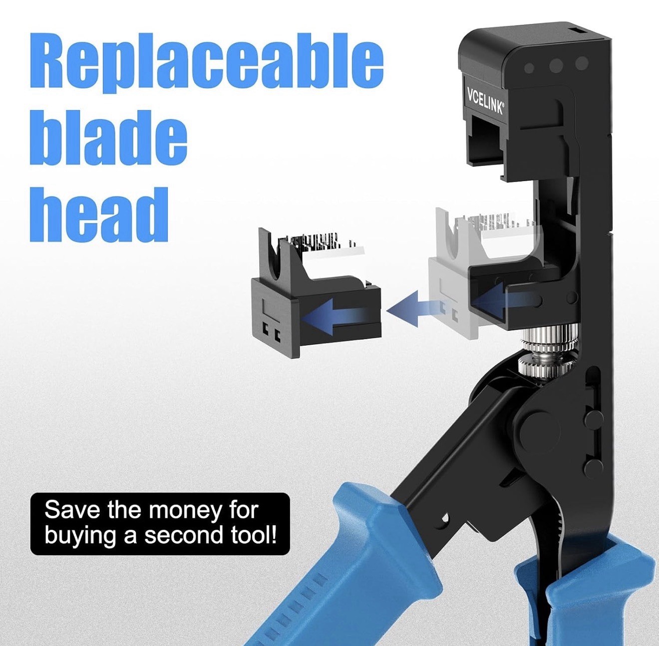 Speed Termination Keystone Tool Only for VCE 90-Degree Keystone Jacks, Cat5e/...