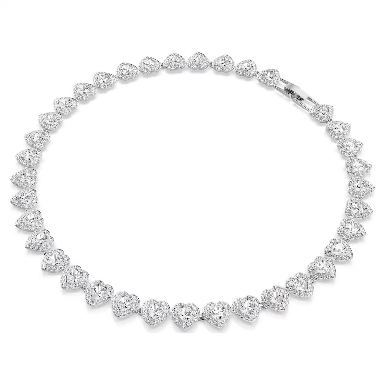 Swarovski Ariana Grande x Swarovski Tennis Necklace, Mixed Cuts, Heart 5720860🔥