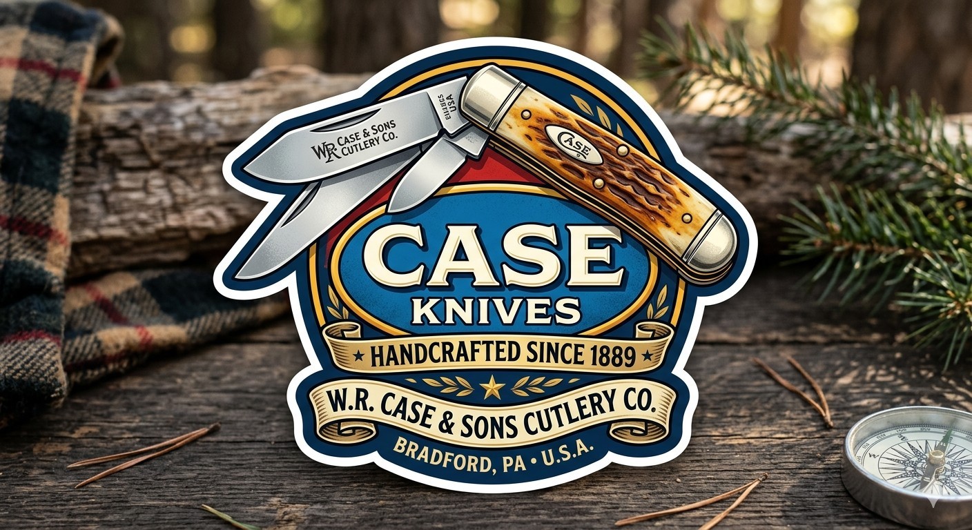Case Knives  Sticker Decal Phone Laptop