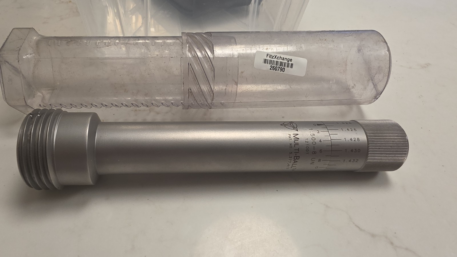 Willrich Multi-Ball Thread Micrometer 1.500-8 UN CALIBRATED 260790