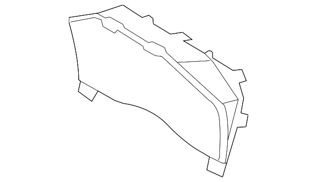 Genuine Ford Instrument Panel Lens BC3Z10887A