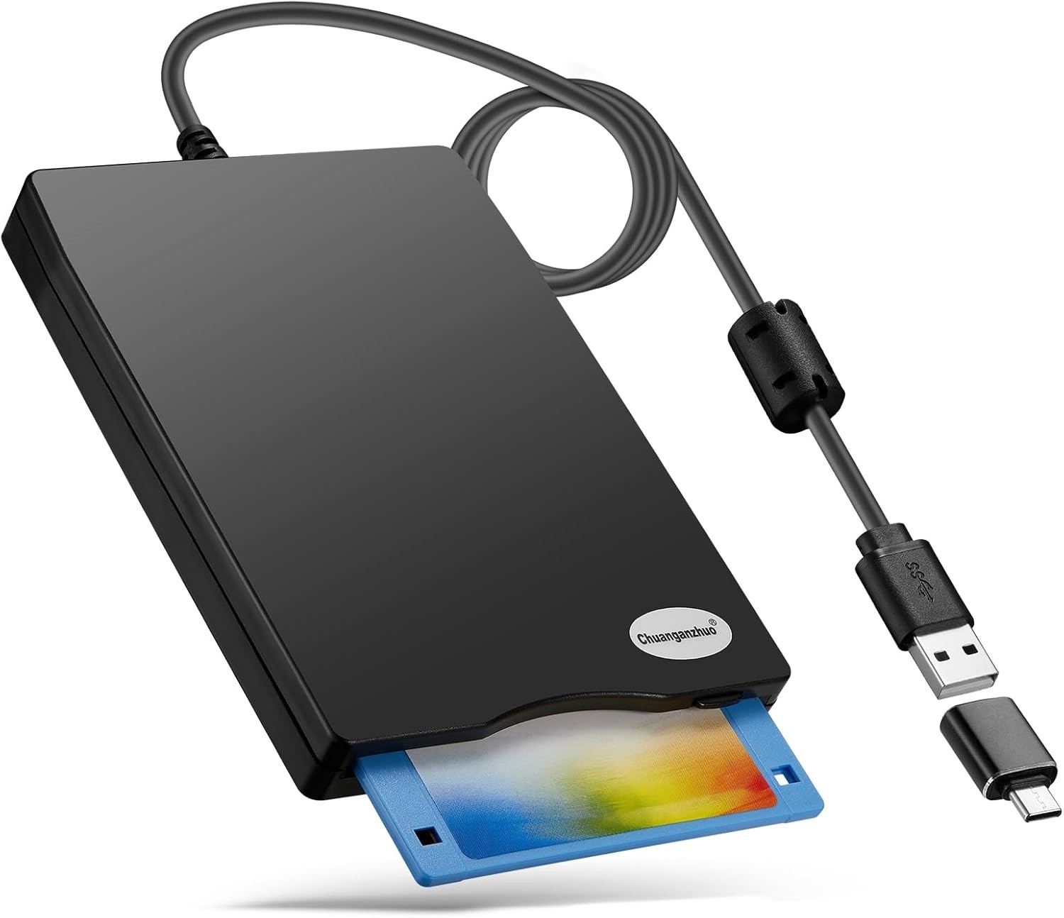 Compact USB Floppy Disk Drive for Windows - Easily Access Old Files Anywhere