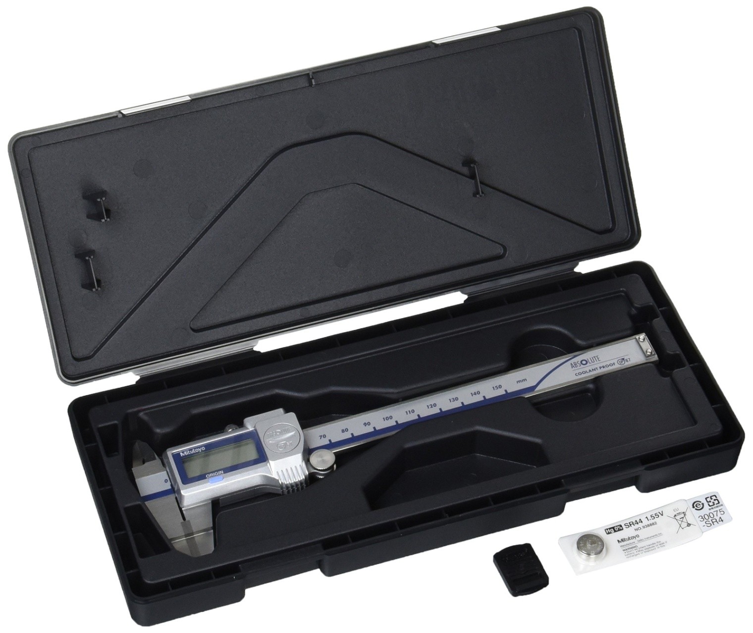 Mitutoyo Digital Dial Caliper 0-150mm, ABS, Hardened Jaws, Data Output