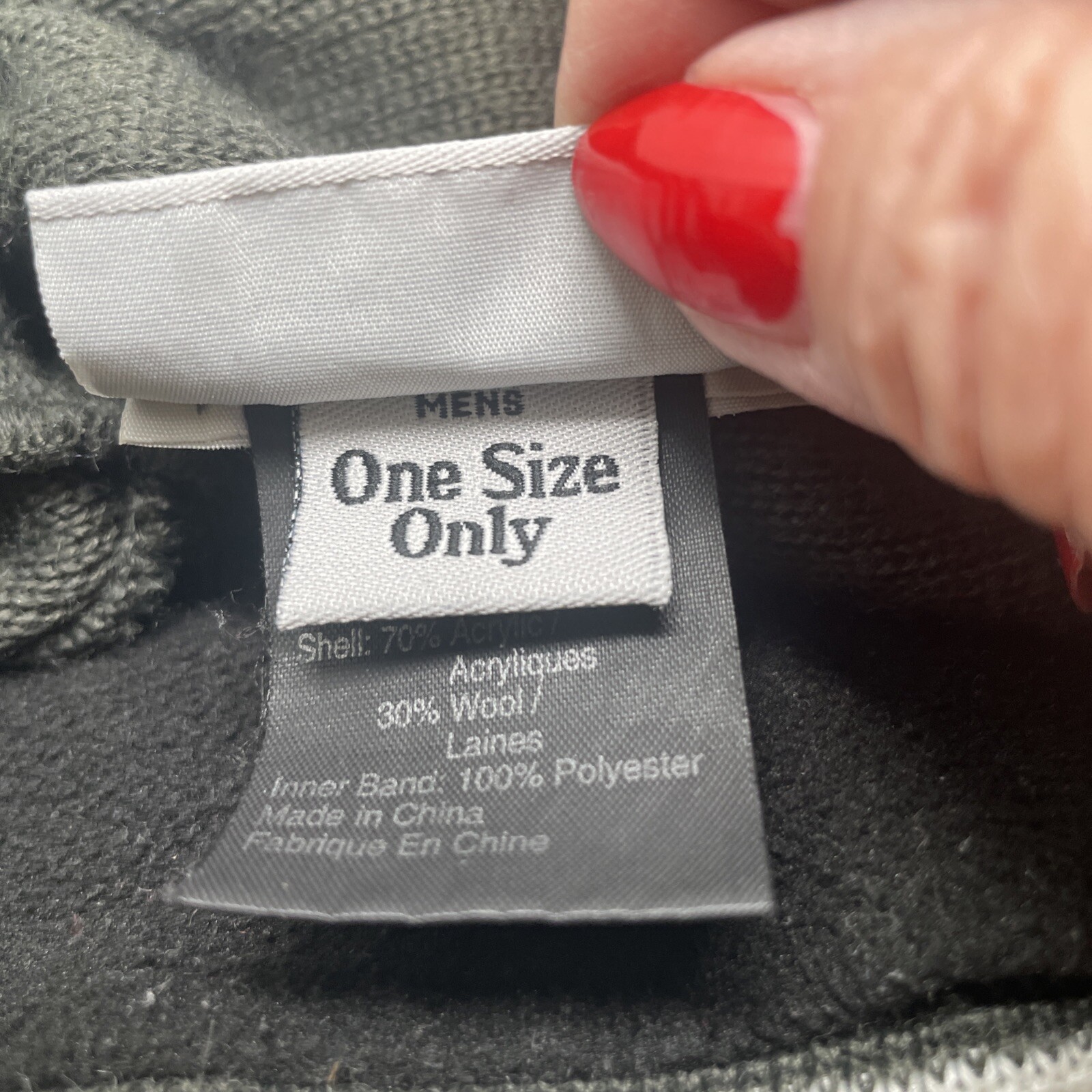 Obermeyer Ski Hat Gray Men’s One Size