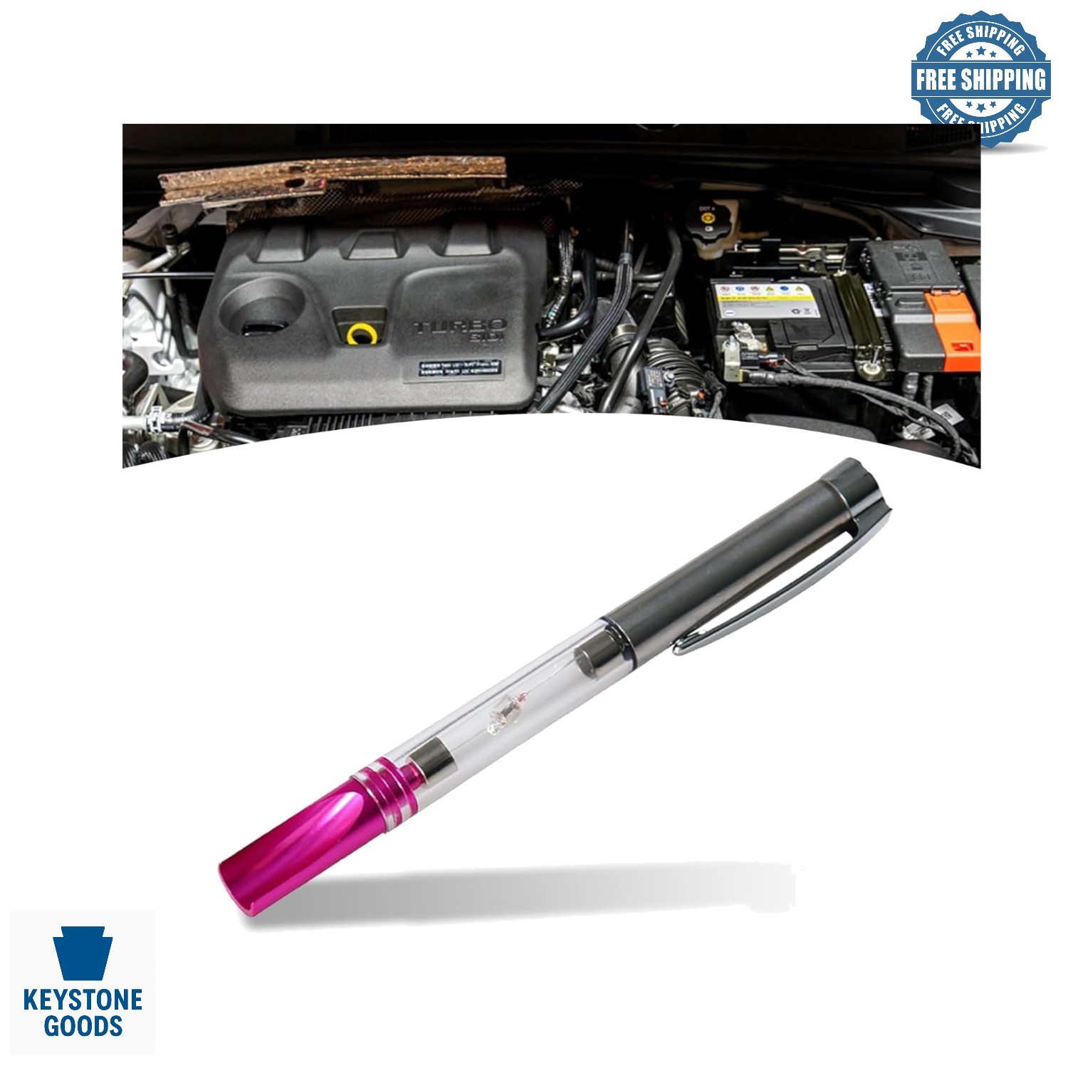 Universal Car Ignition  Pen - High-Voltage Spark Plug & Coil Diagnostic Tool