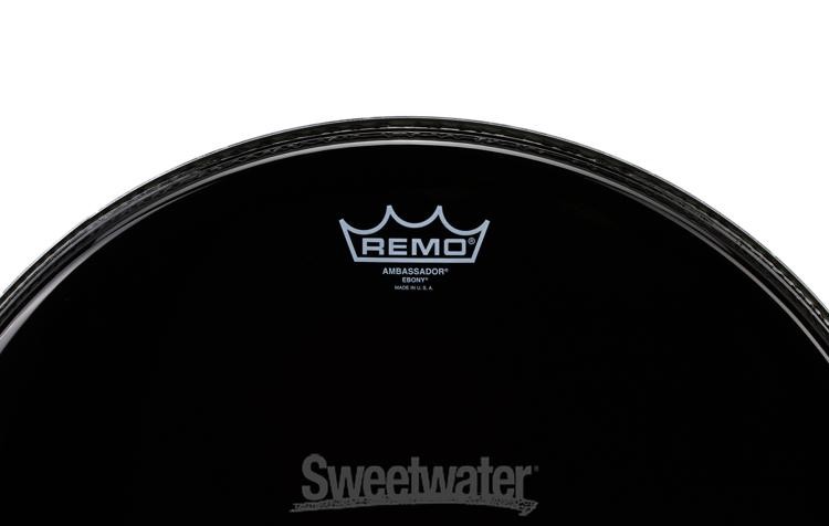 Remo Ebony Ambassador Drumhead - 18"