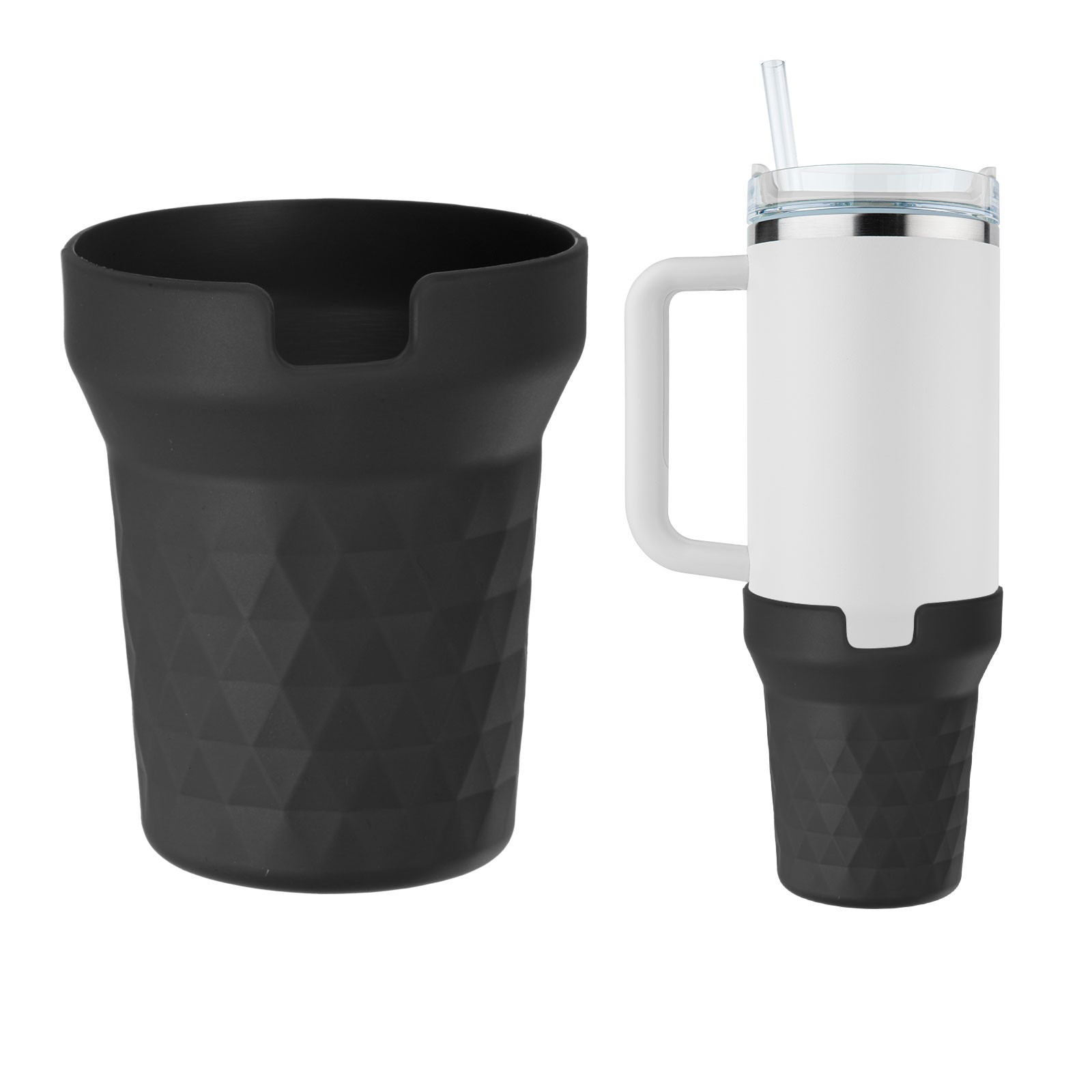 Silicone Water Bottle Boot [1PCS] - Bottom Bumper Protector [Black]