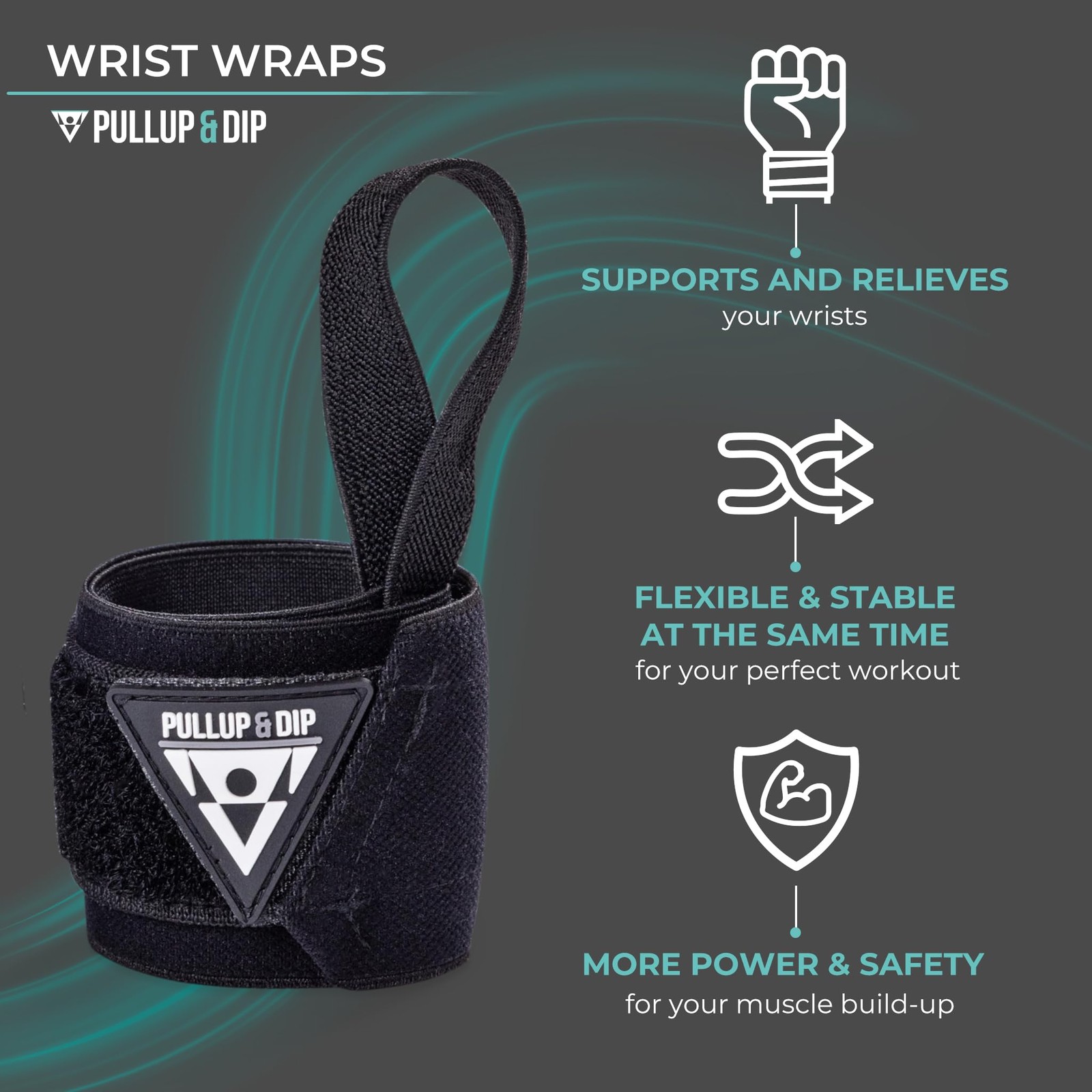 Wrist Wraps, Professional Wrist Support for Weightlifting, Calisthenics, Body...