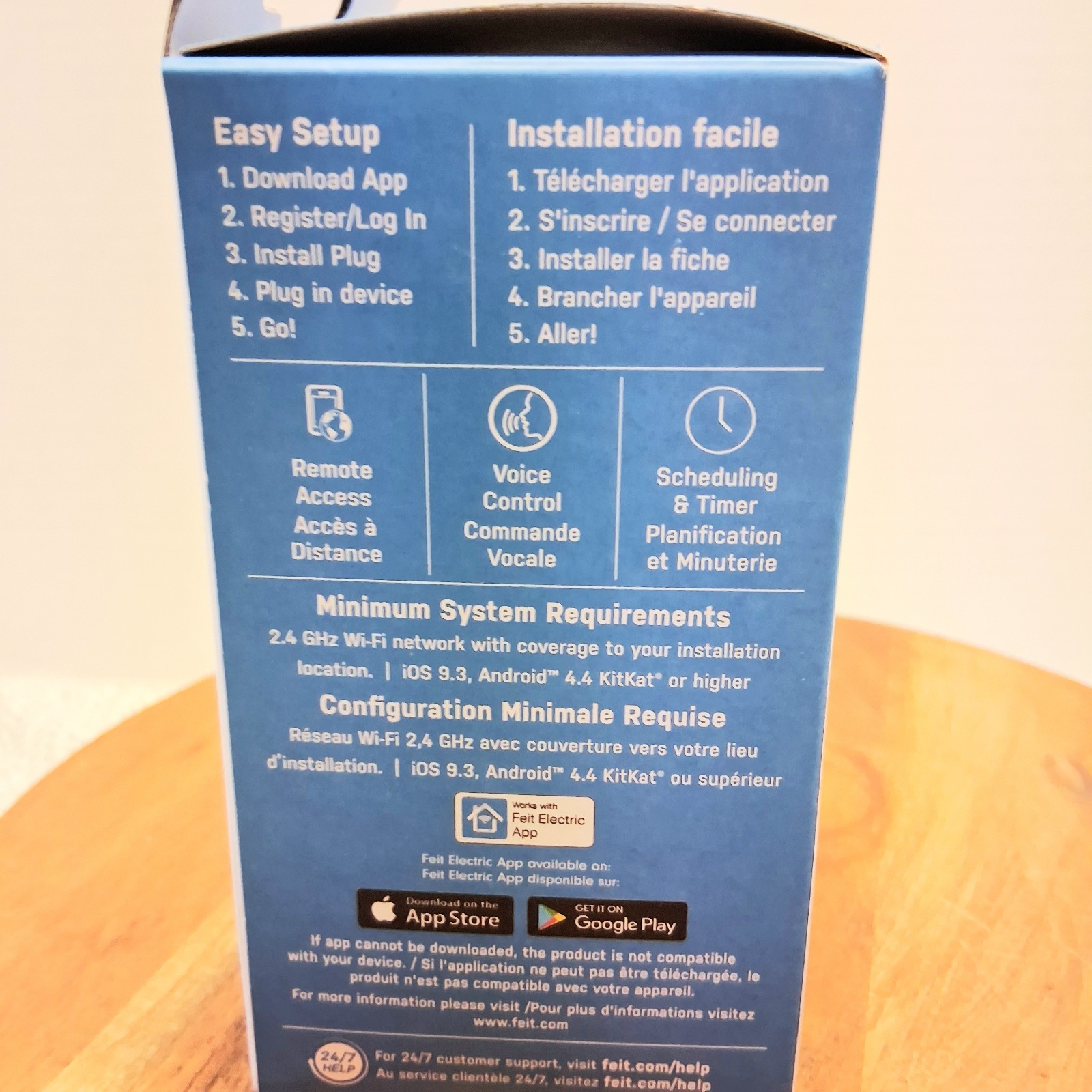 Feit Electric Smart Wi-Fi Plug 1 Pack Apple Andriod White With Box Tested EUC