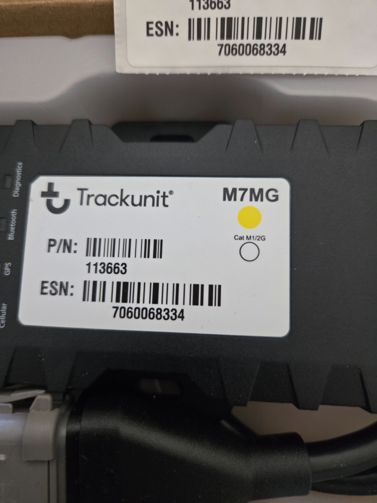 TRACKUNIT M7MG HEAVY FLEET TELEMATICS GPS BLUETOOTH