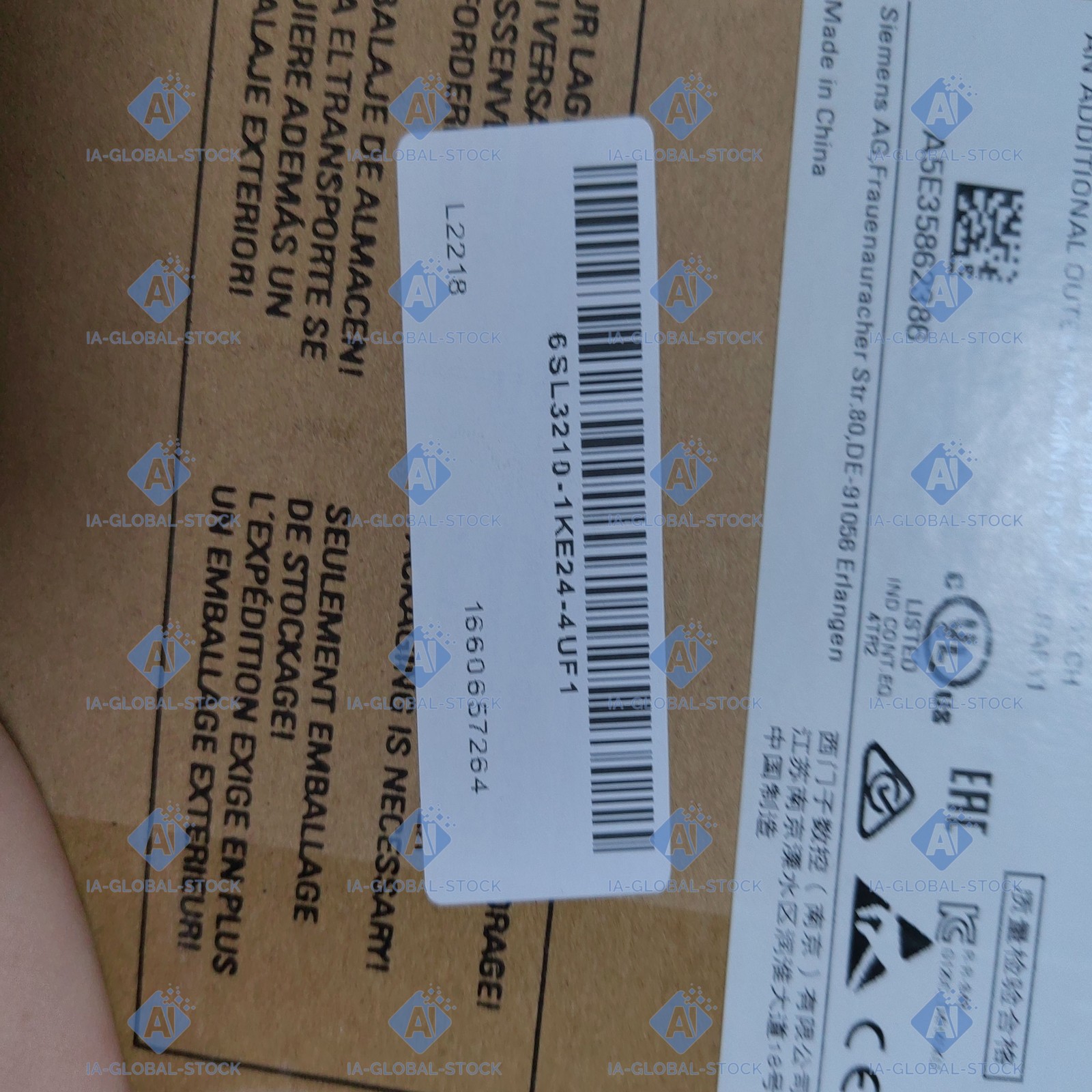 One Unit Brand New 6SL3210-1KE24-4UF1 Siemens US Fee Shipping + 1 Year Warranty