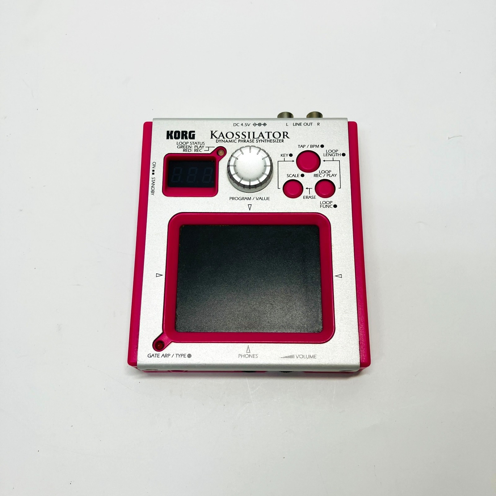 KORG KAOSSILATOR KO-1 Pink Limited Model Touchpad Synth Looper Effector LED
