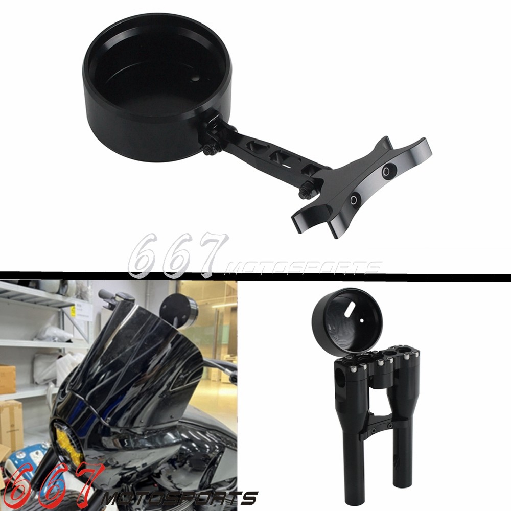 For Harley Low Rider S FXLRS 117 Fat Bob FXFBS 2018-2024 Digital Gauge Mount Kit