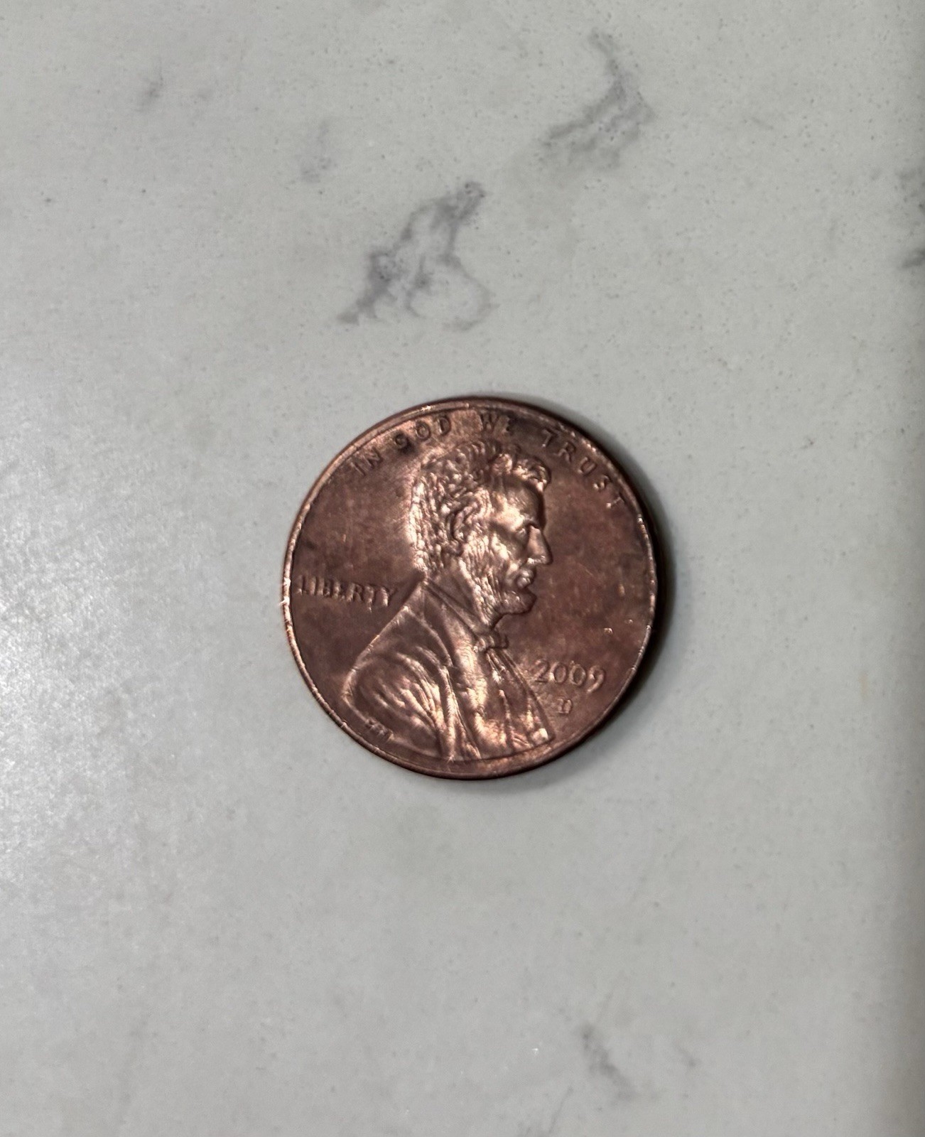 2009 Lincoln Bicentennial Penny D Mint Mark - Ungraded - Circulated - Red