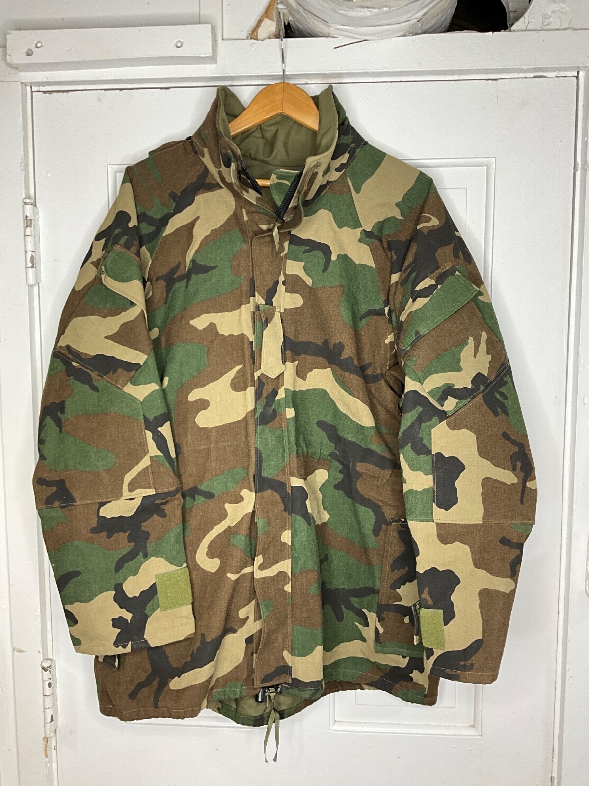 USGI Air Crew Parka Size Large Woodland M81