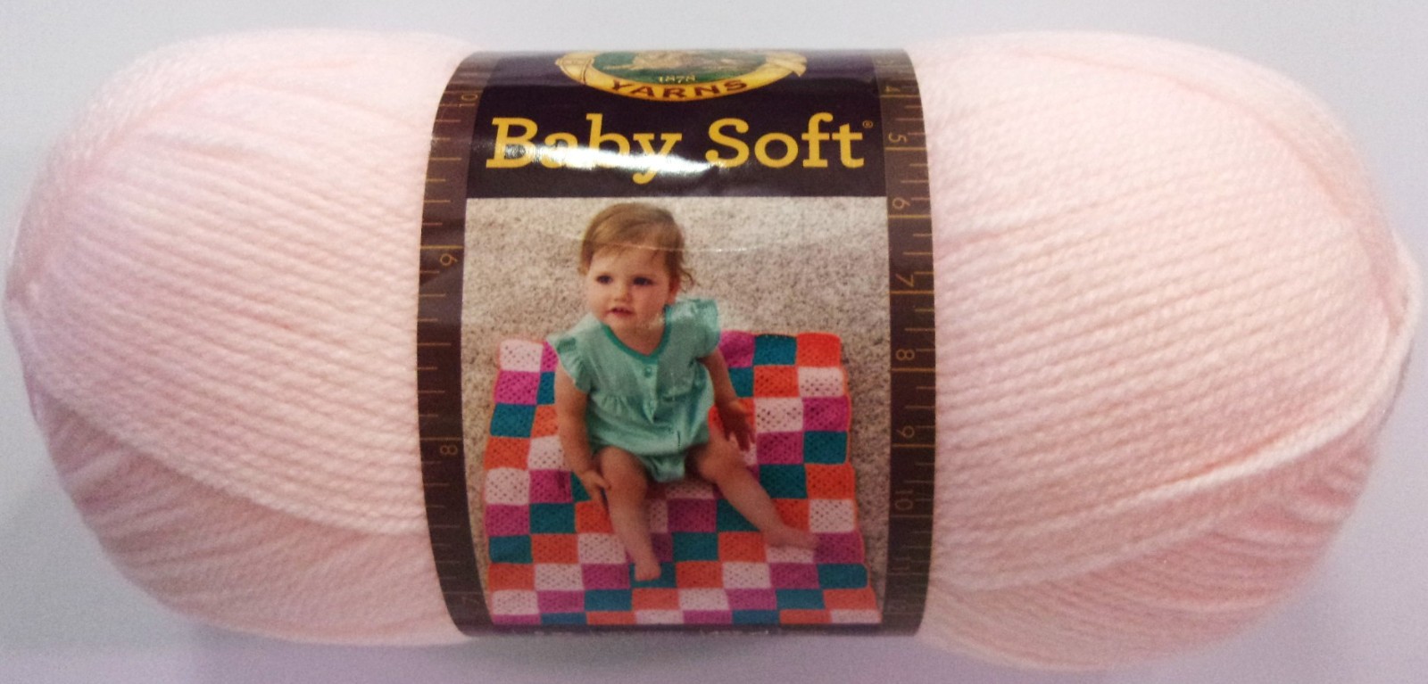 Lion Brand Baby Soft Yarn, 5 oz/459 Yds,  Petal Pink (#104) - Sold Per Skein