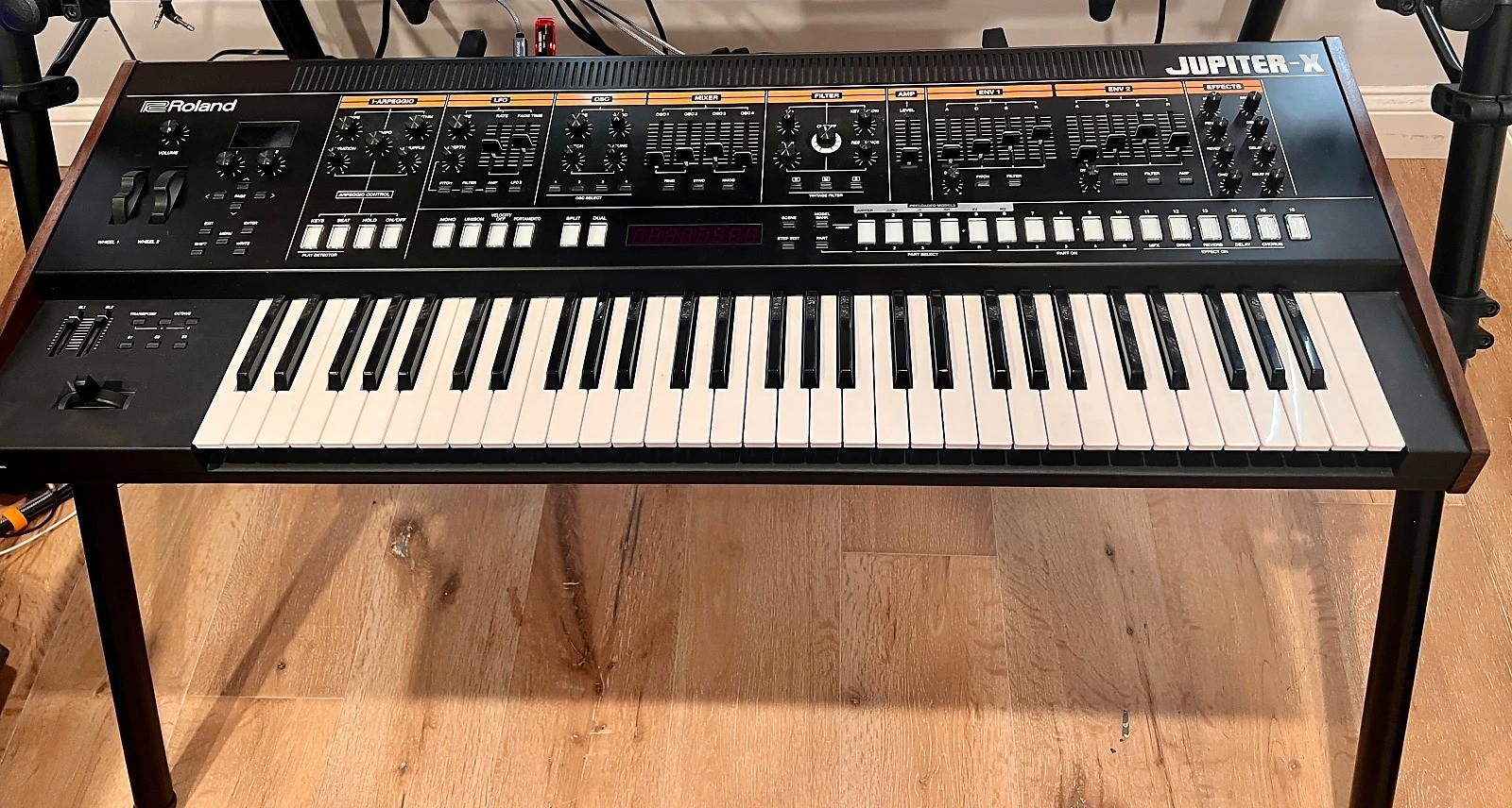 Roland Jupiter-X Jupiter X Replacement Solid Walnut Wood Sides