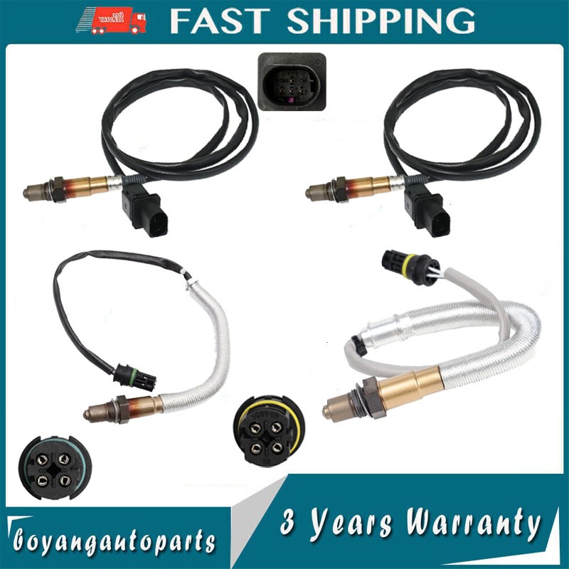 4PCS Up+Downstream Oxygen O2 Sensor For 2006 2007 BMW 525I 525XI 530I 530XI 3.0L