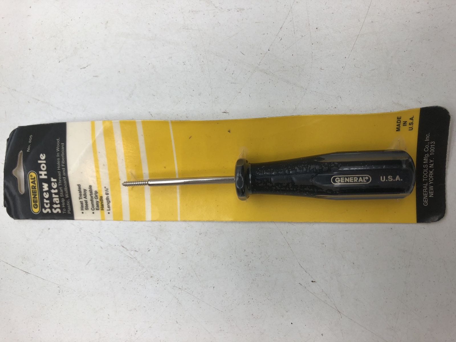 (QTY.22) GENERAL 805 SCREW HOLE STARTER