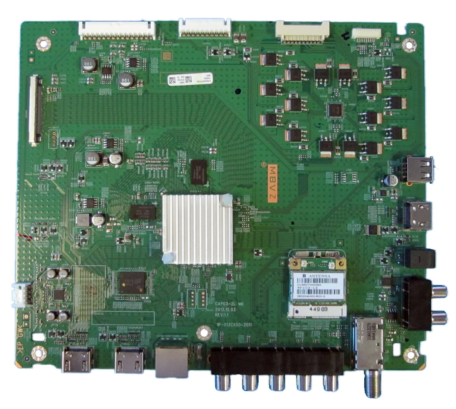 Vizio E600I-B3 Main Board (0160CAP03100) Y8386296S
