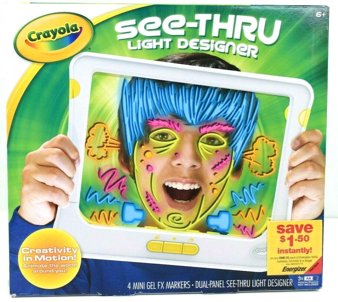 Crayola See-Thru Light Designer - Create Cool Light Up Art That bring to life