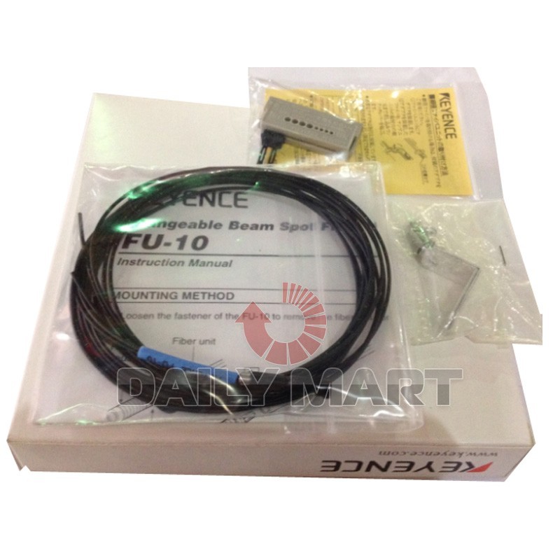 Keyence Digital Fiber Optic Sensor & Len FU-10 FU10 New in Box NIB Free Ship