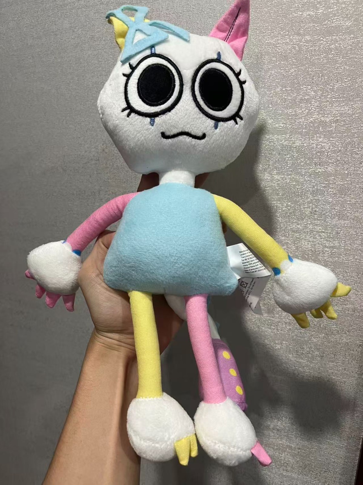 Scraps Plush 15.4in Pastel Paper Scraps Plushie Toy for Game Fans