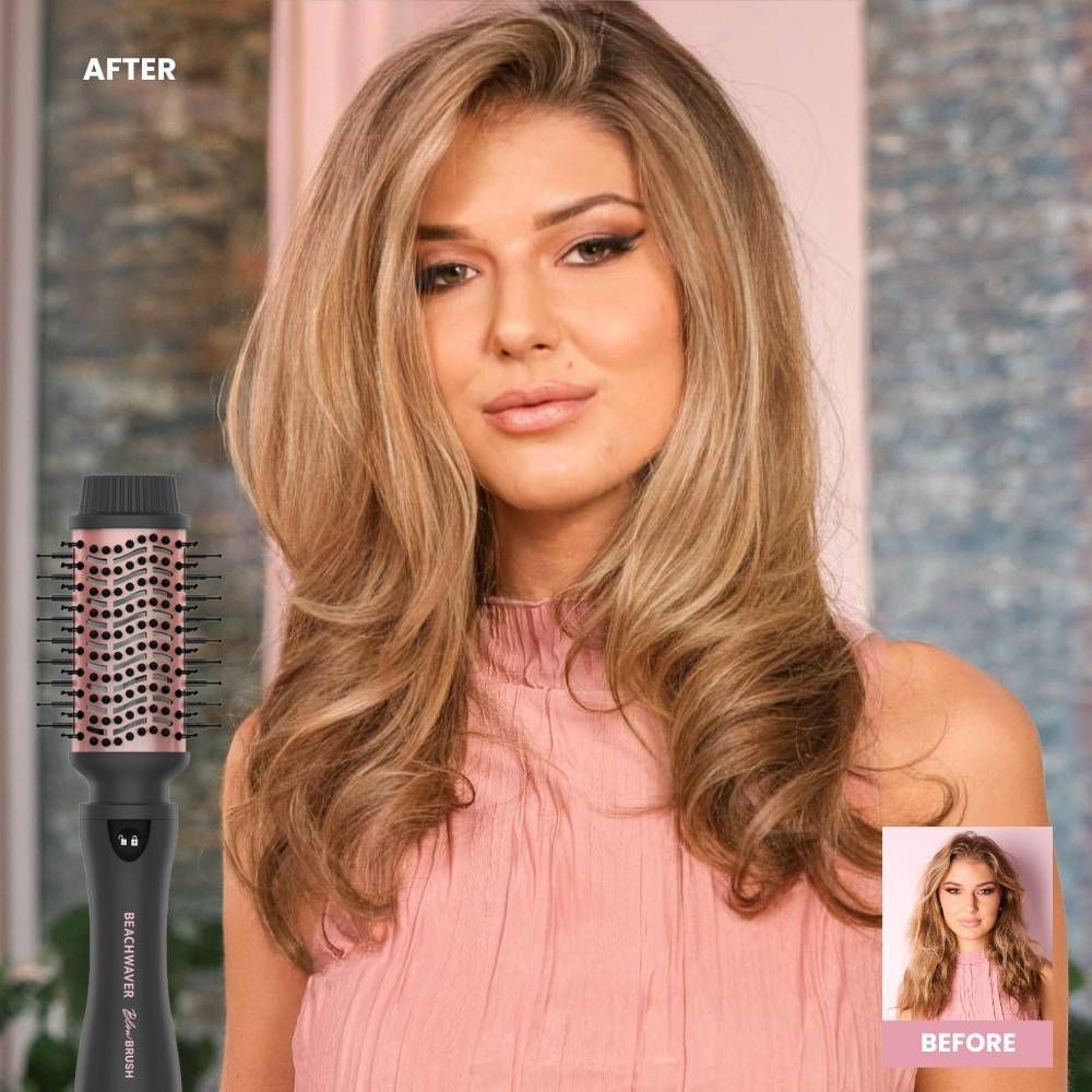 BEACHWAVER Co. Blowout Brush - Midnight Rose