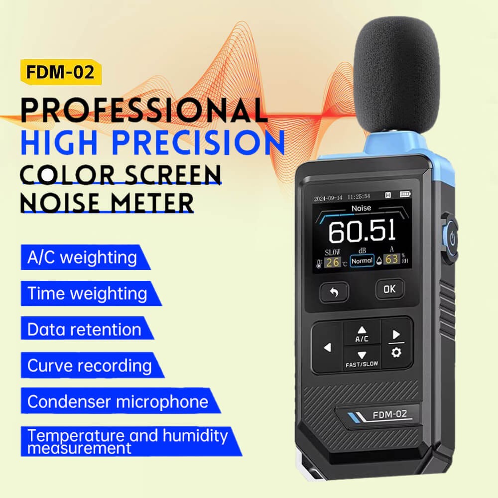 High Precisions Digital Meter Handheld Professional Decibel Measuring Instrument