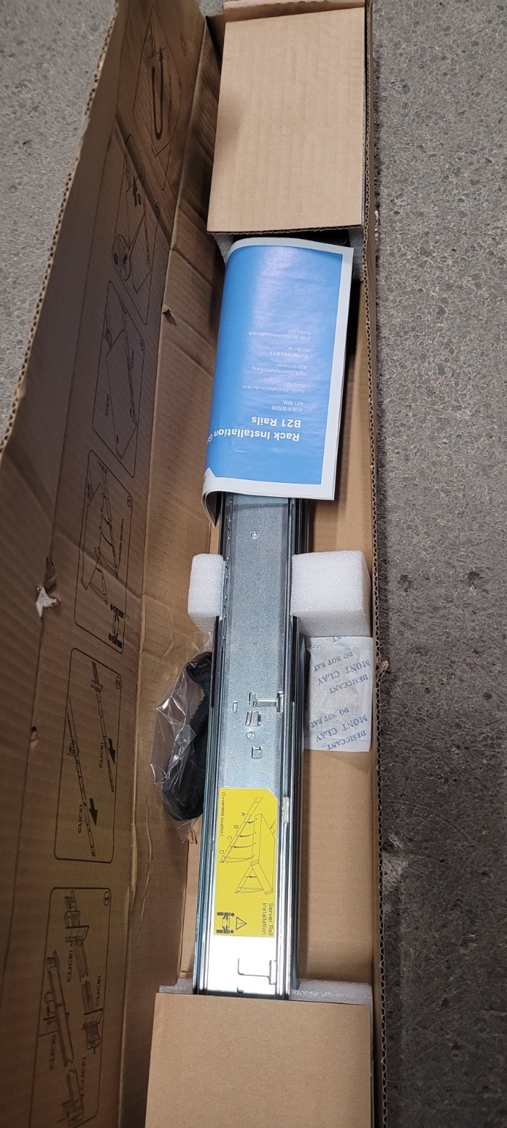 NEW Dell B21 Ready Rails 2U Sliding Rails 0K87YW R550, R550xs, R750xs r760 US