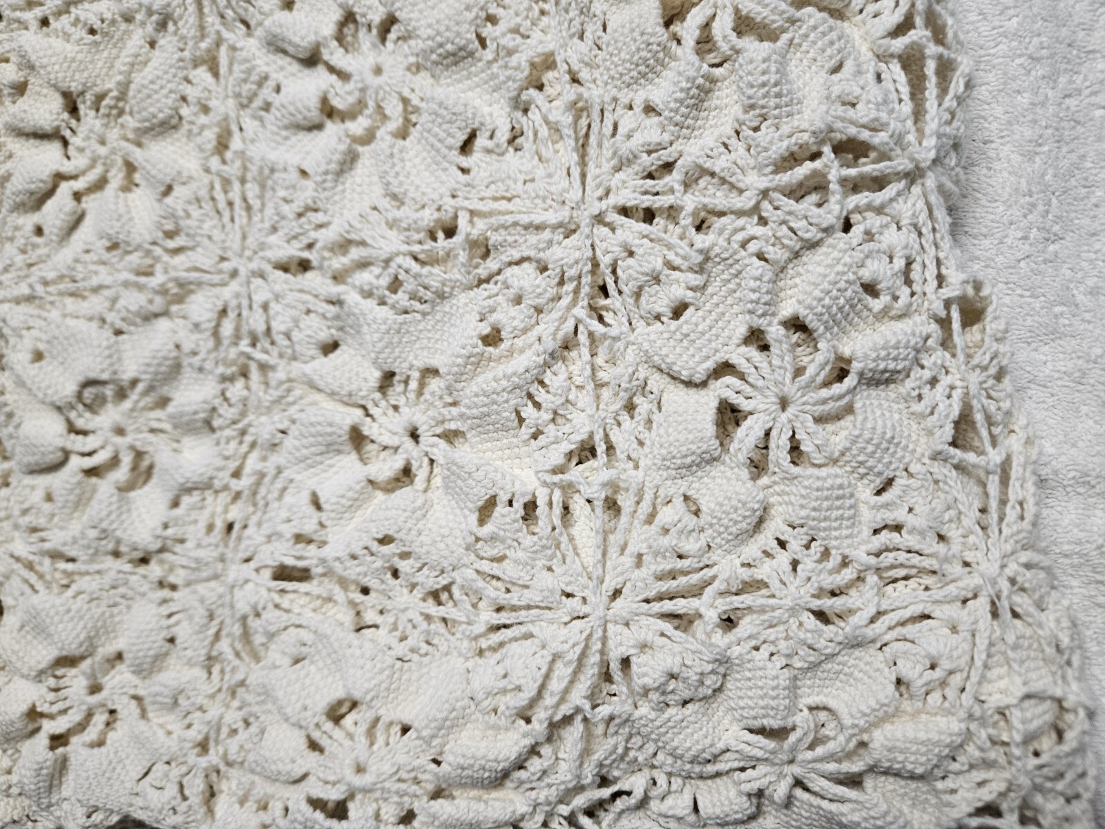 Vintage Handmade Crotchet Blanket