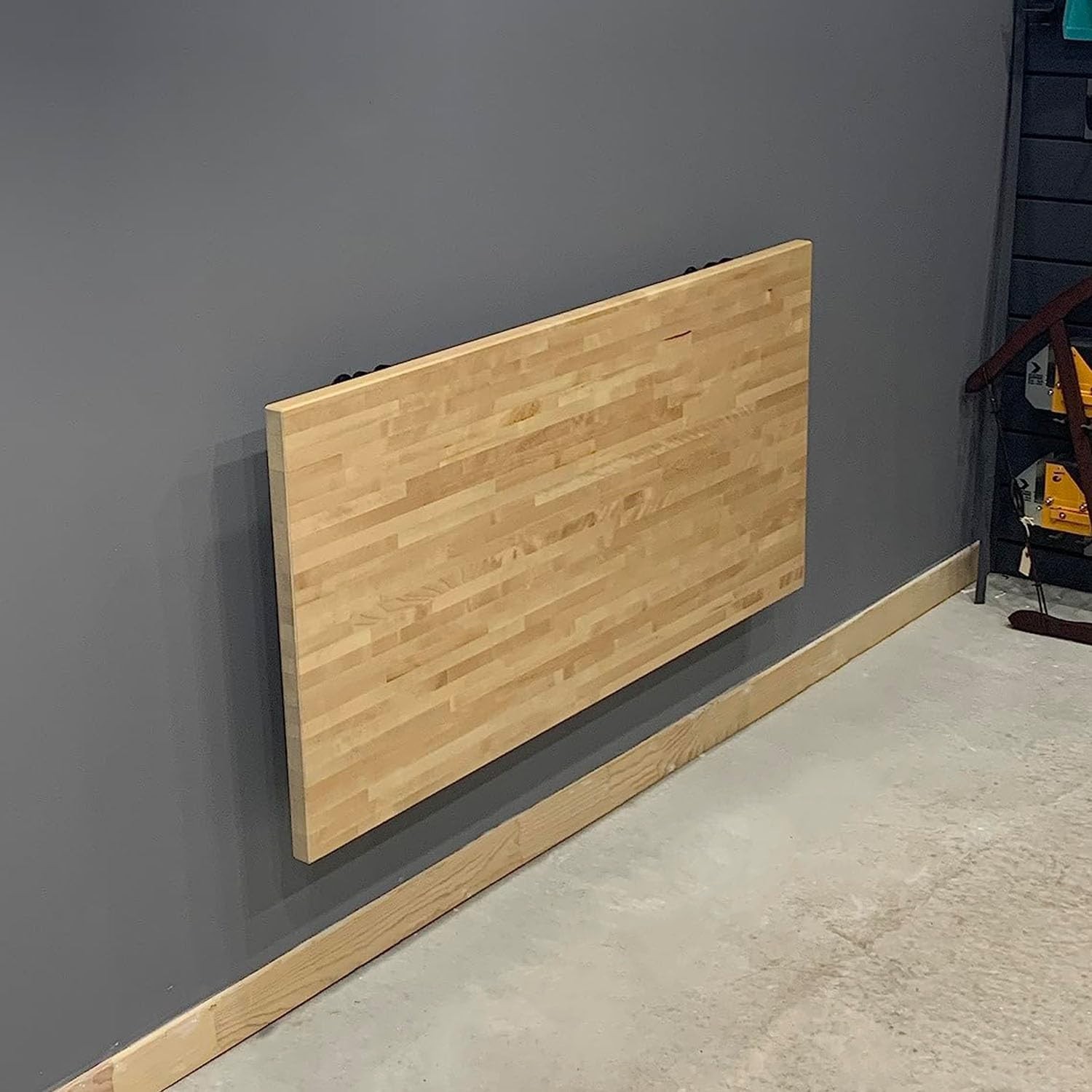 Heavy-Duty Folding Workbench 47.24 x 19.68 Inch - Wall-Mounted Utility Solution