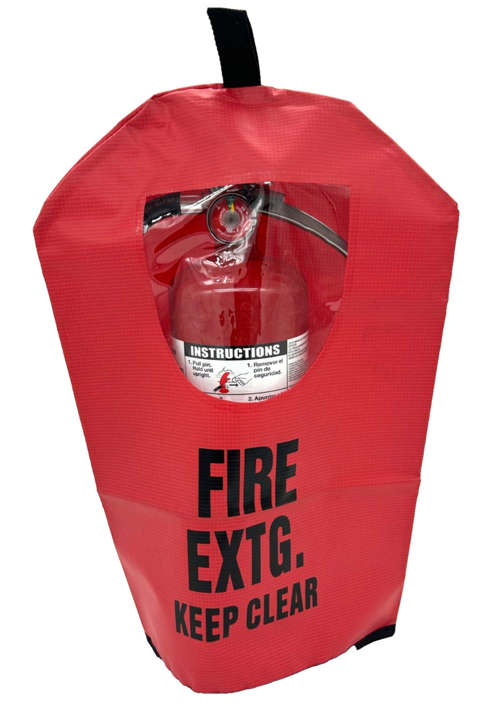 Fire Extinguisher Cover with Window for 5 LB Fire Extinguishers all Brands