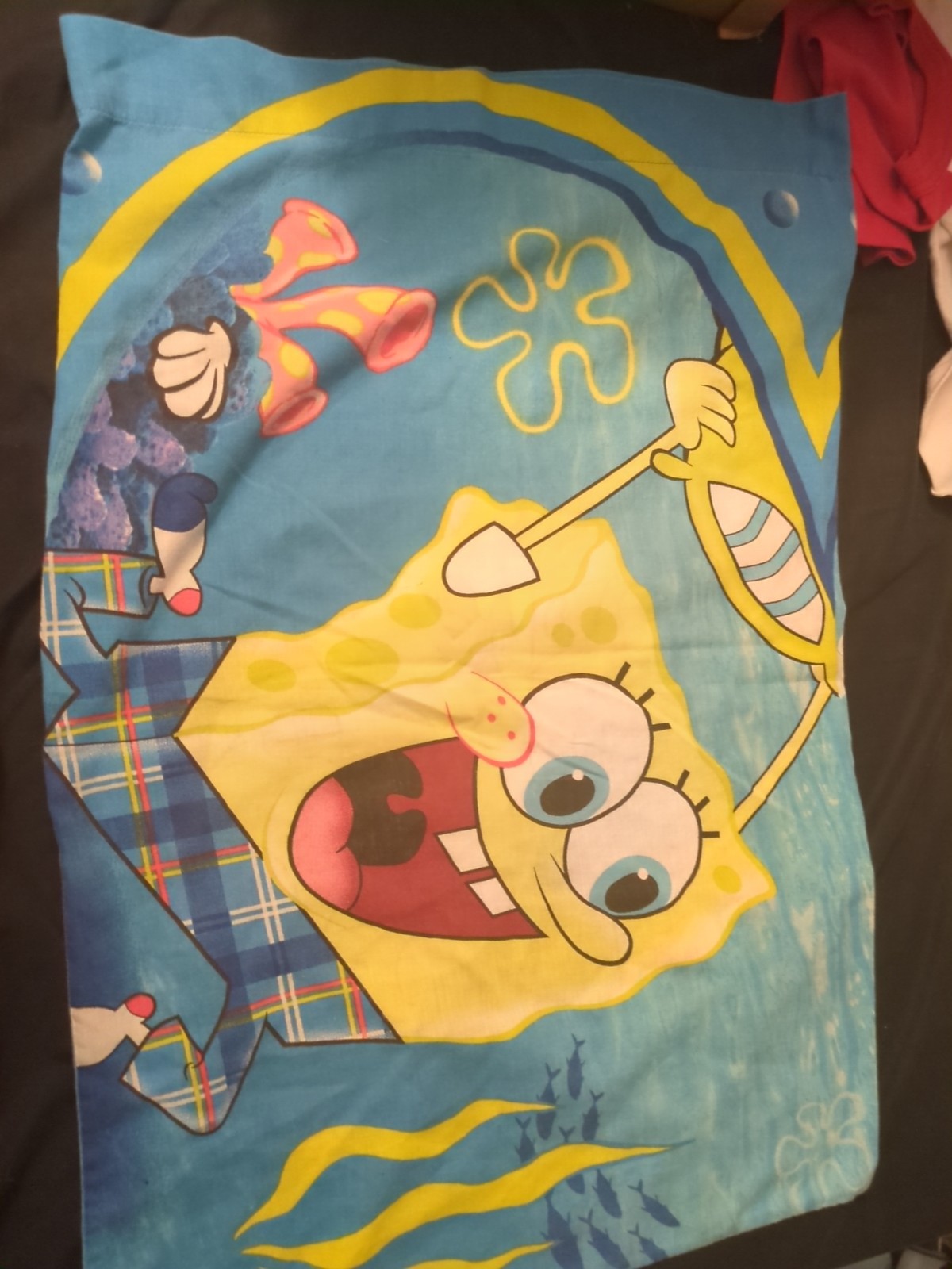SpongeBob SquarePants Patrick Double-sided Standard Pillowcase Vintage