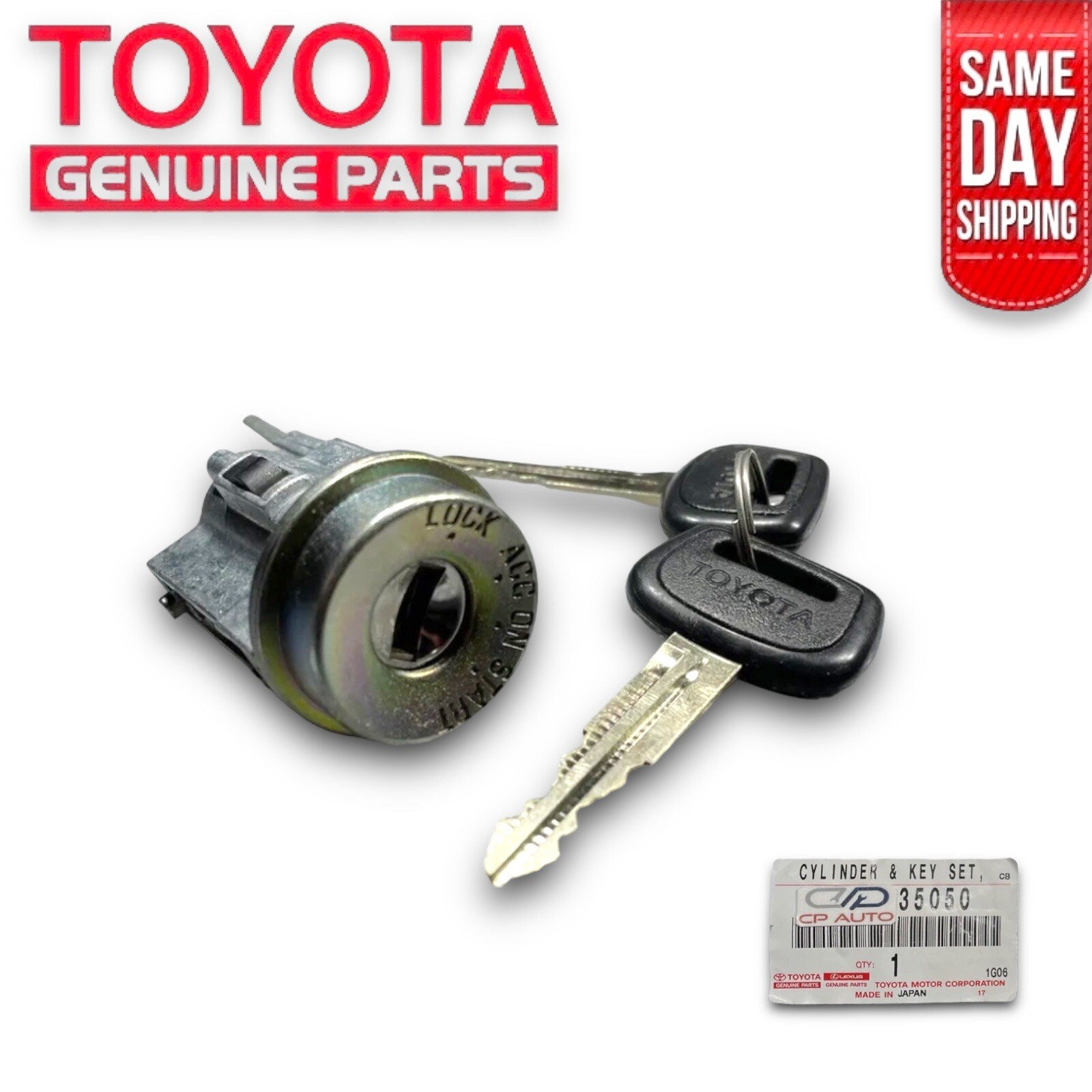 89 - 95 TOYOTA 4RUNNER IGNITION SWITCH KEY LOCK CYLINDER OEM NEW