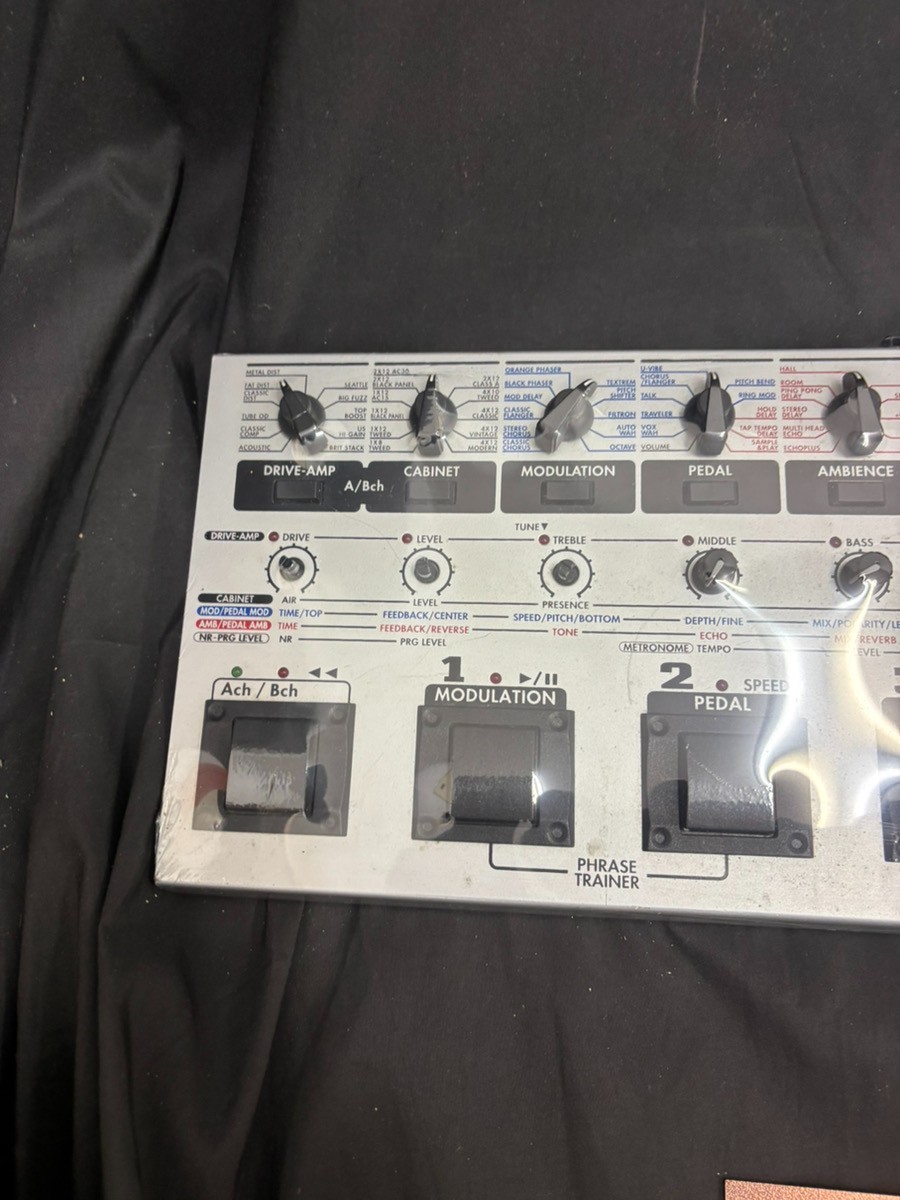 Korg AX1500G Guitar Multi Effects Processor Amp Modeling Expression Pedal Tested