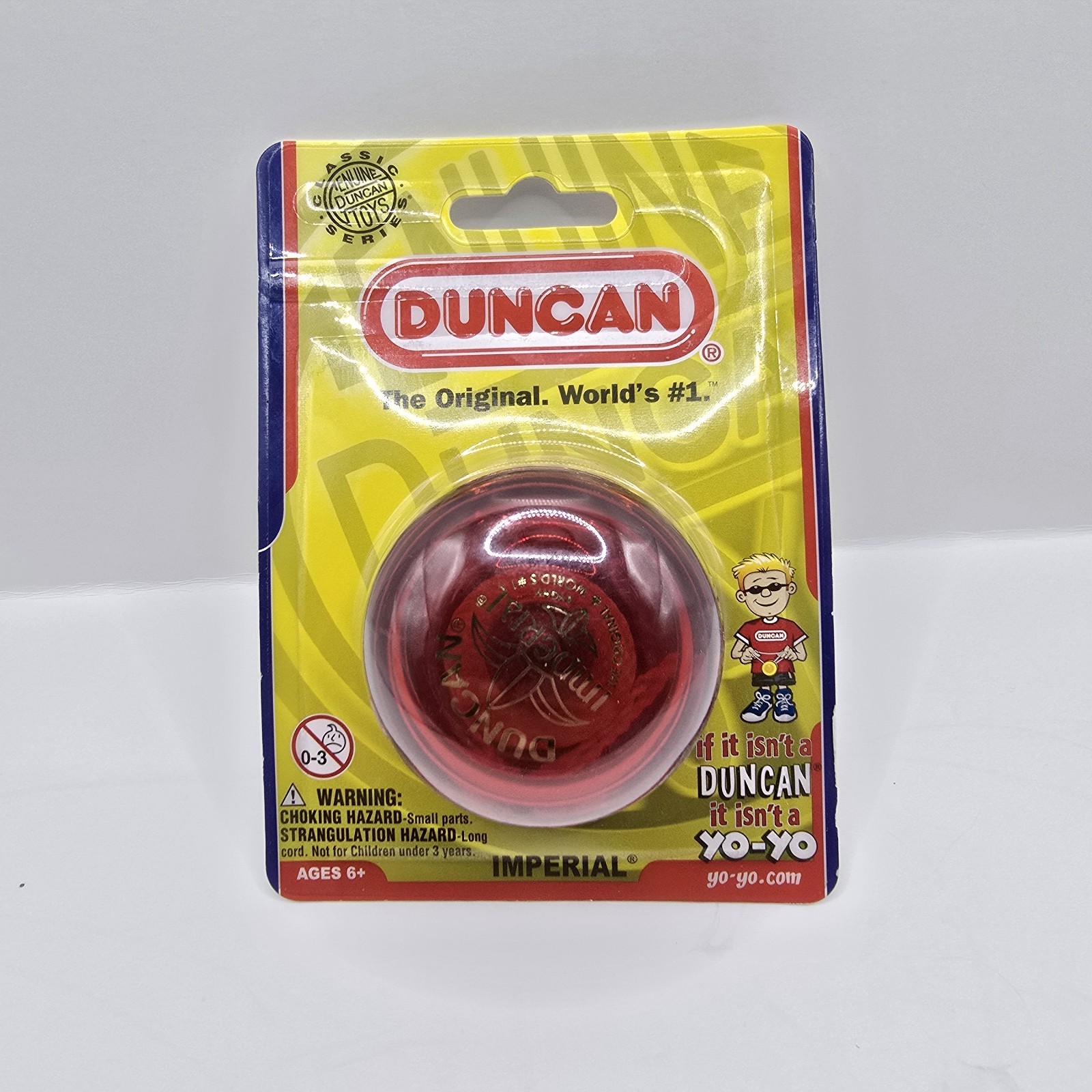 NEW Duncan Imperial Yoyo Red Transparent Yo-Yo Sealed Free Shipping Classic