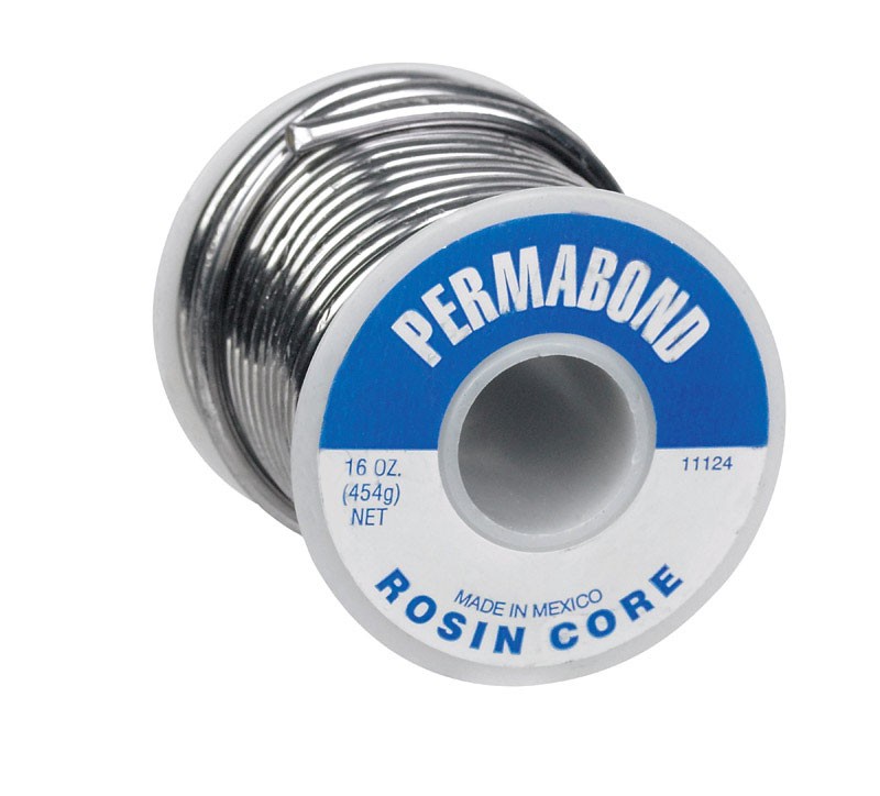 Alpha Metals 11124 Permabond Rosin Core Solder Wire 0.125 Dia. in.