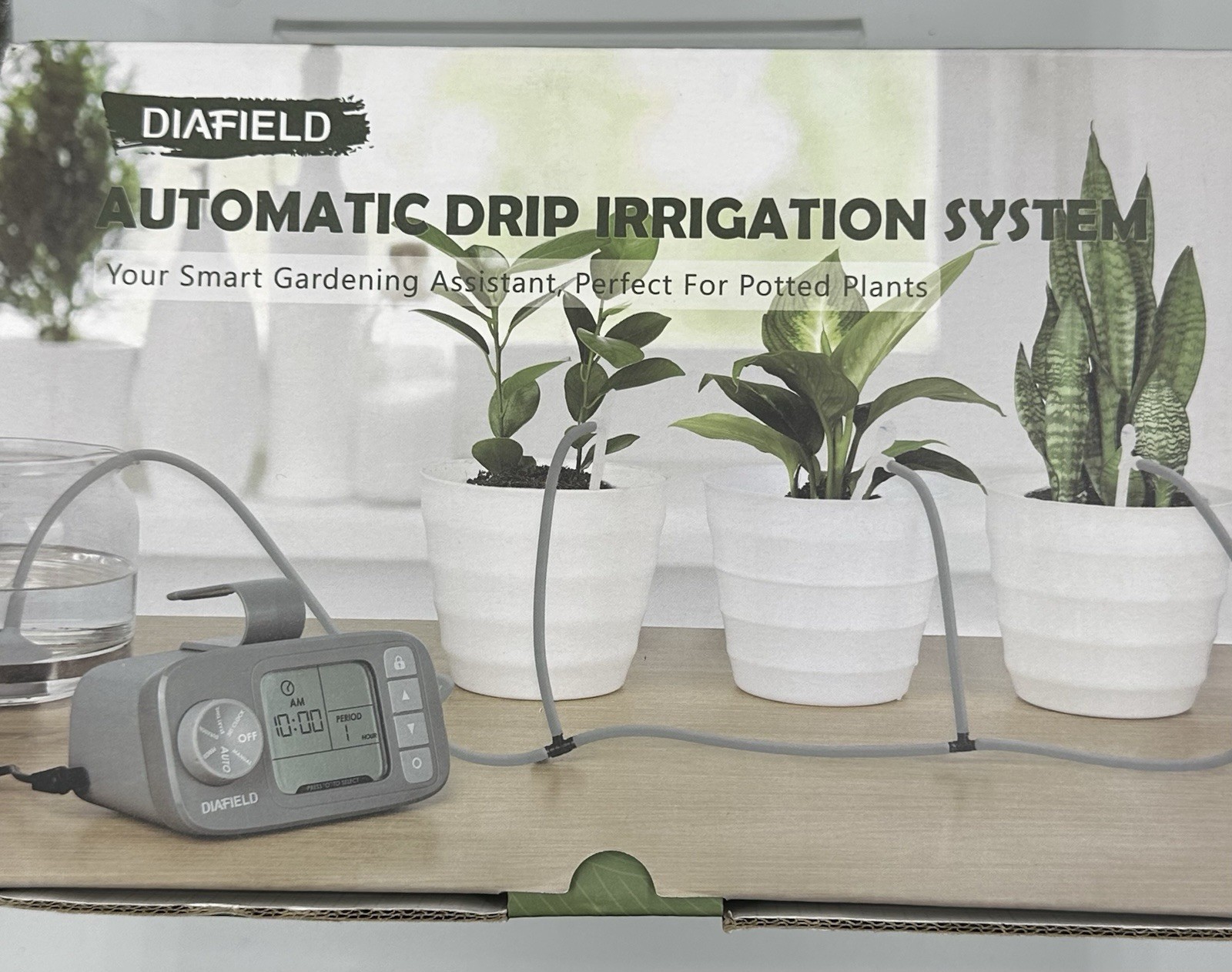 DIAFIELD Automatic Watering System Drip Irrigation Kit For Plants - New Open Box